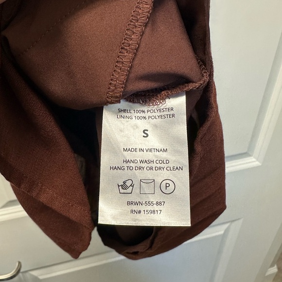 NWT Altar'd State Chocolate Brown Mini Dress - Picture 7 of 7